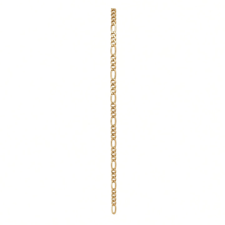 A gold Figaro chain 