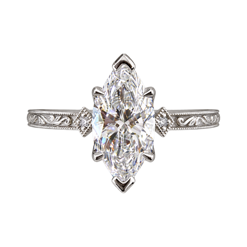 Genevieve Marquise 1.55CT Lab Grown