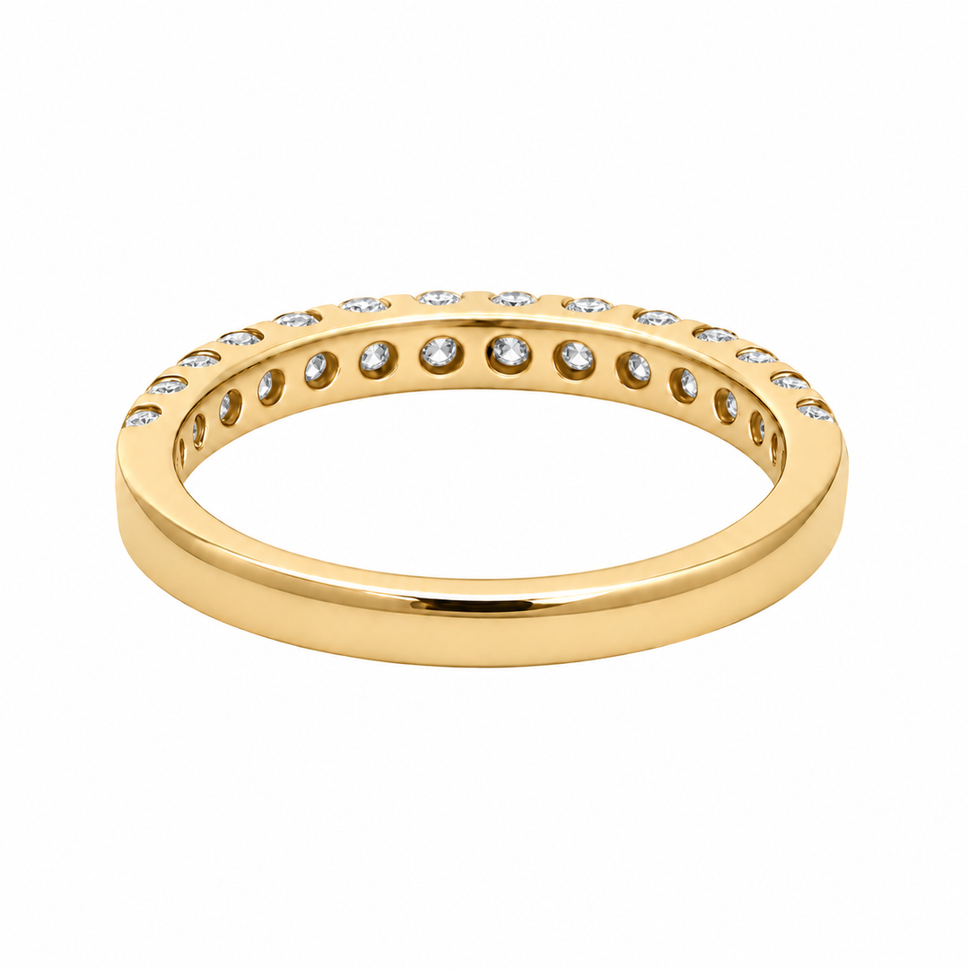Classic Diamond Wedding Band 14K Yellow Gold .24CTW