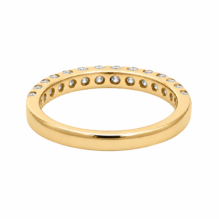 Classic Diamond Wedding Band 14K Yellow Gold .24CTW