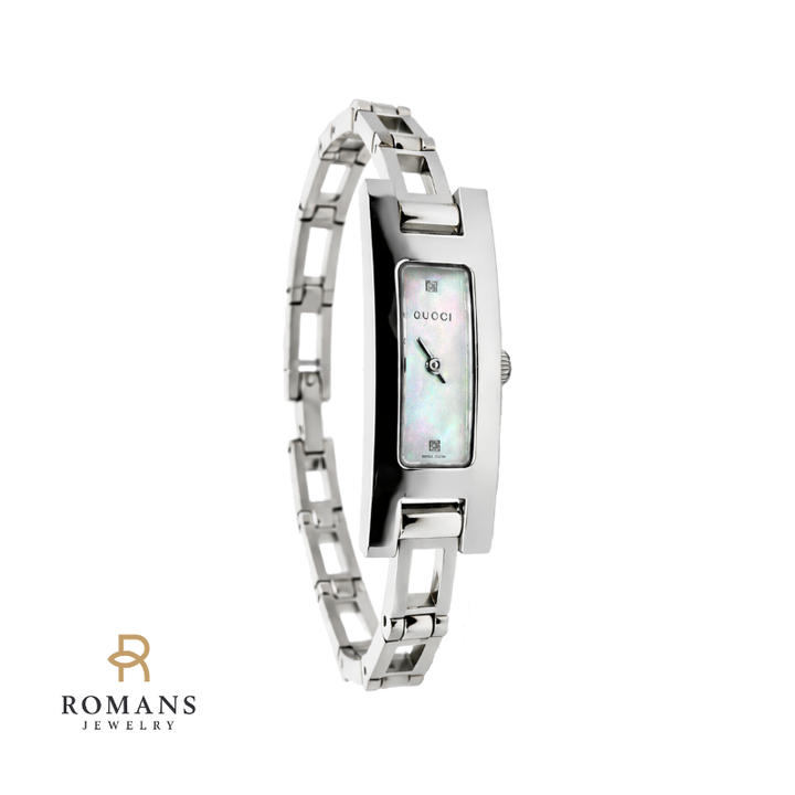 Gucci Ladies Mother of Pearl Stainless Steel Watch