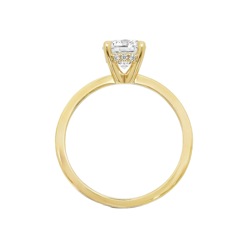 Covenant Hidden Halo Setting 14K Gold