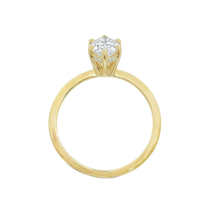 Covenant Hidden Halo Setting 14K Gold