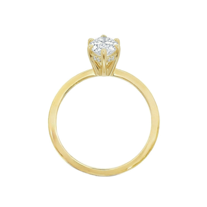 Covenant Hidden Halo Setting 14K Gold