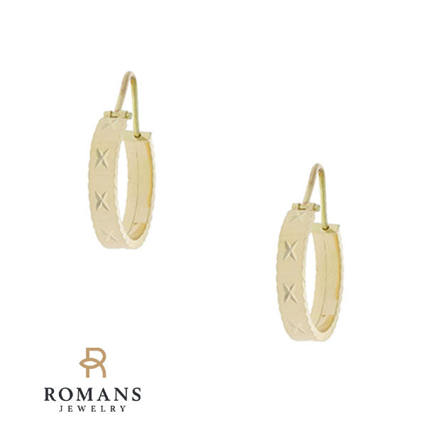 Hoop Earrings 18K Yellow Gold