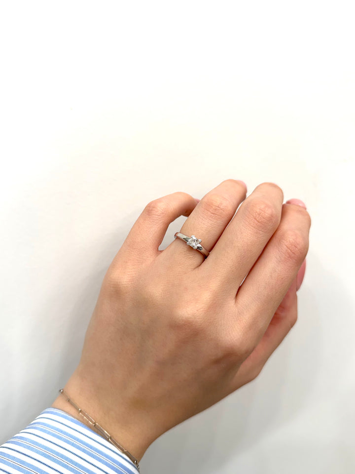 Princess Cut Engagement Ring Platinum .50 CT