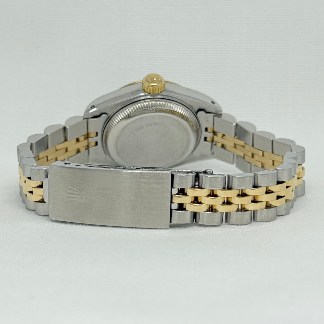 Rolex Datejust 26mm 16173 Blue Vignette Diamond Dial Two Tone Y-1989