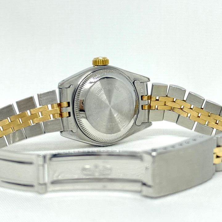 Rolex Datejust 26mm 16173 Blue Vignette Diamond Dial Two Tone Y-1989