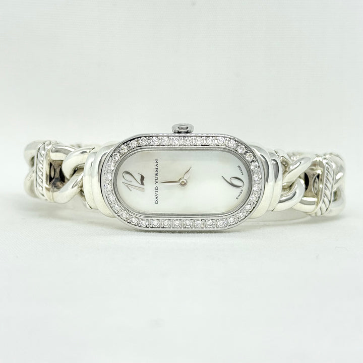 David Yurman Diamond Bezel Mother-of-Pearl Watch Ref. T408-MSS