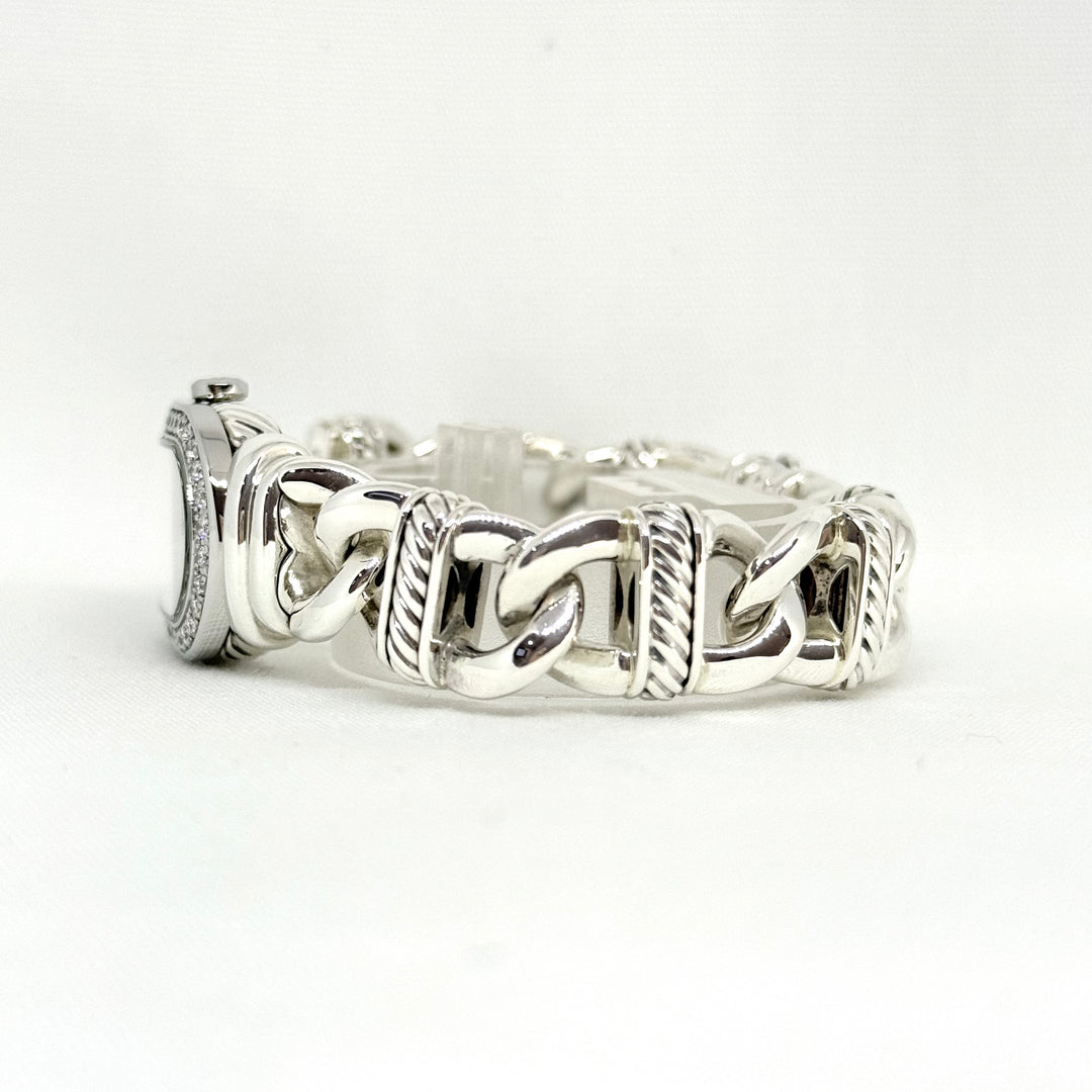 David Yurman Diamond Bezel Mother-of-Pearl Watch Ref. T408-MSS