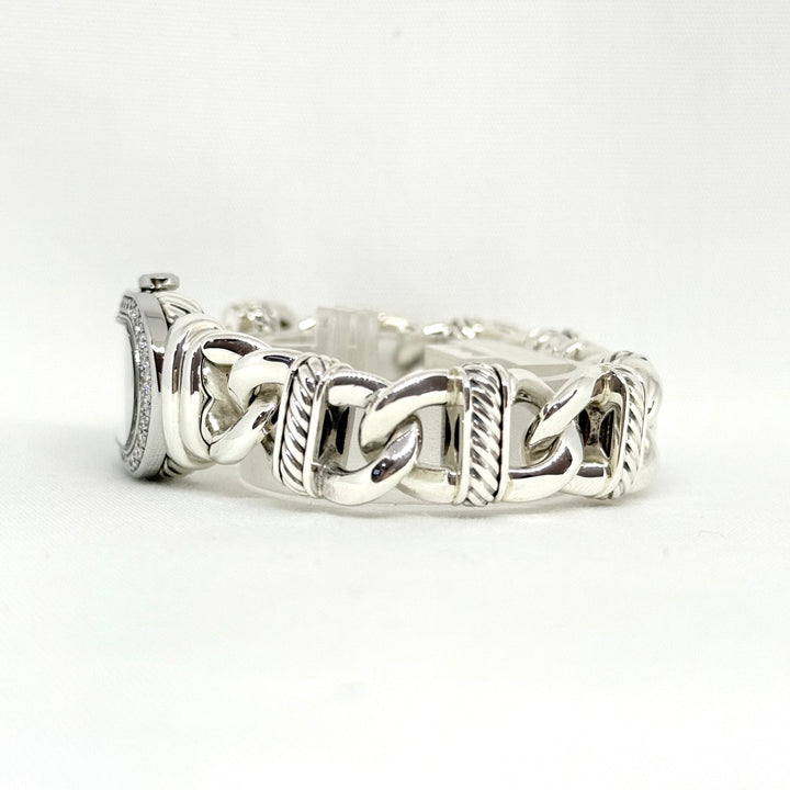 David Yurman Diamond Bezel Mother-of-Pearl Watch Ref. T408-MSS