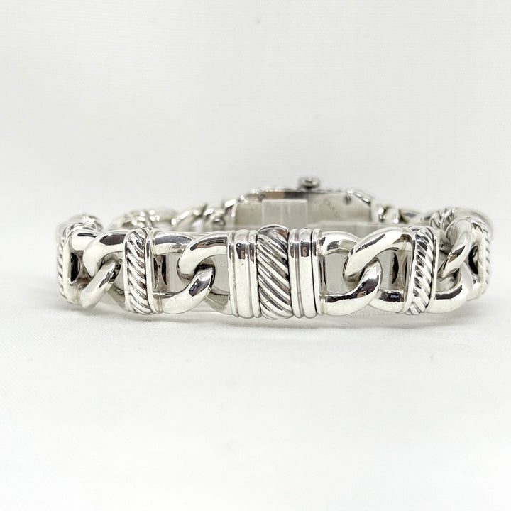 David Yurman Diamond Bezel Mother-of-Pearl Watch Ref. T408-MSS