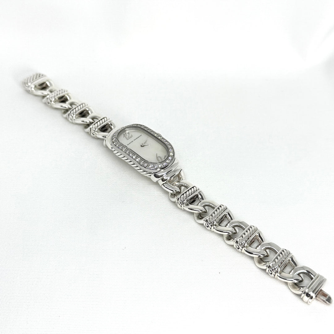 David Yurman Diamond Bezel Mother-of-Pearl Watch Ref. T408-MSS