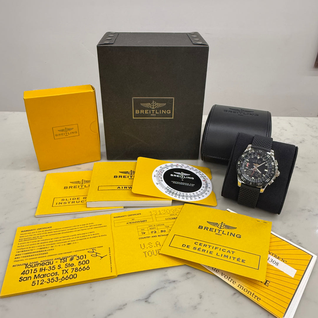 Breitling Watch Pilot Airwolf “Reno Air Races” Limited Edition Rare A78364