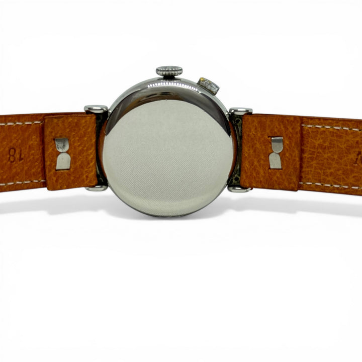 Angelus Chronograph 167351 35mm Military Hooded Lugs 17J