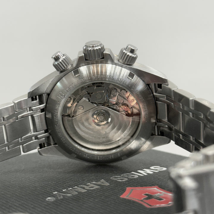 Victorinox Swiss Army Watch Rare Chronograph Automatic Ref. 24159 Stainless Steel 25 Jewel Men’s