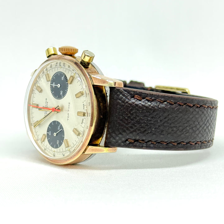 Breitling Top Time Chronograph 2000-33 36mm Gold Plated Vintage