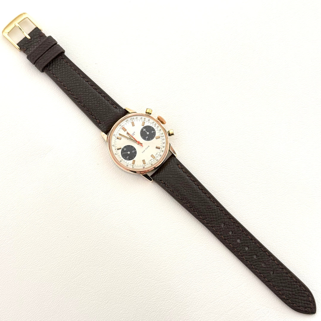 Breitling Top Time Chronograph 2000-33 36mm Gold Plated Vintage