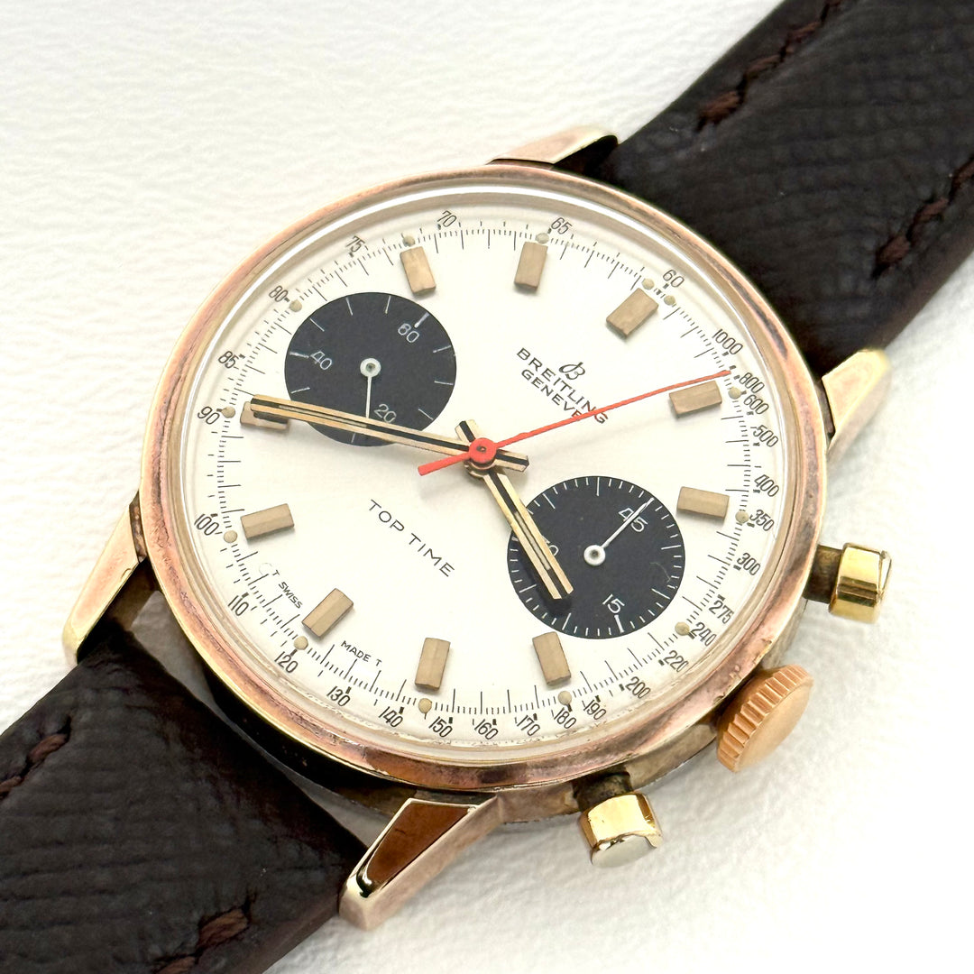 Breitling Top Time Chronograph 2000-33 36mm Gold Plated Vintage