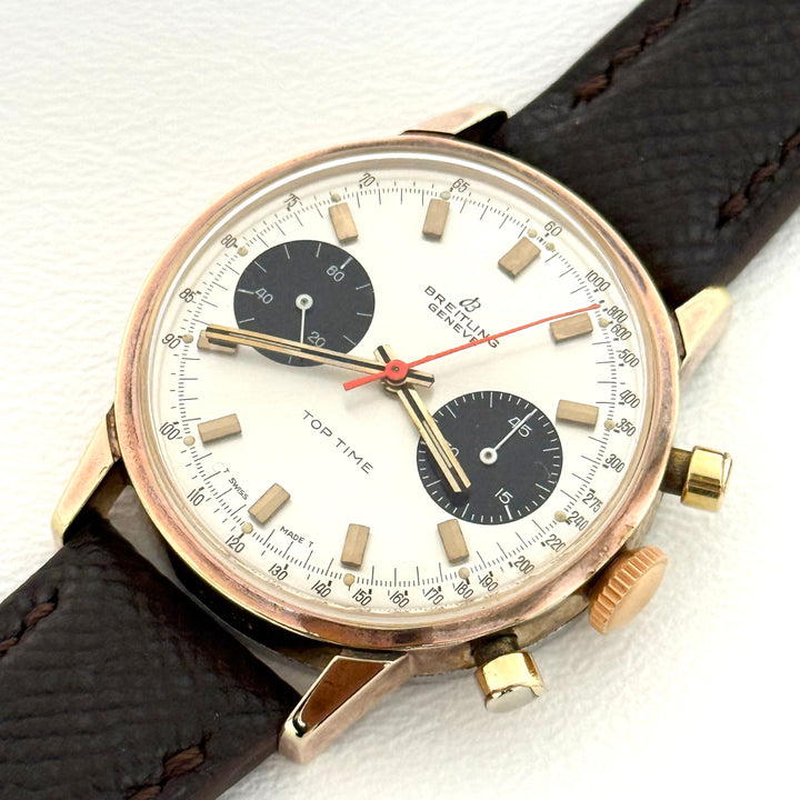 Breitling Top Time Chronograph 2000-33 36mm Gold Plated Vintage