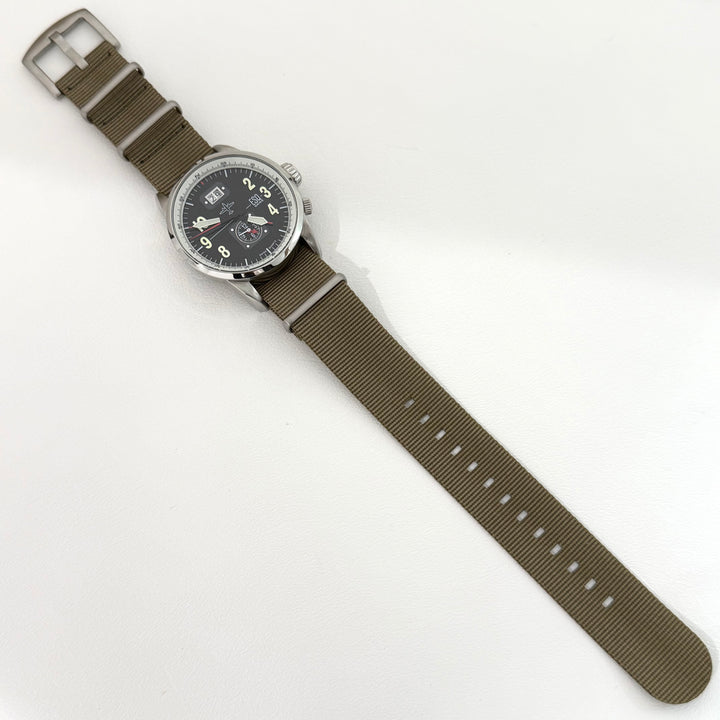 ESQ Swiss Pilot Watch Ref. E5453 Stainless Steel 43mm Quartz