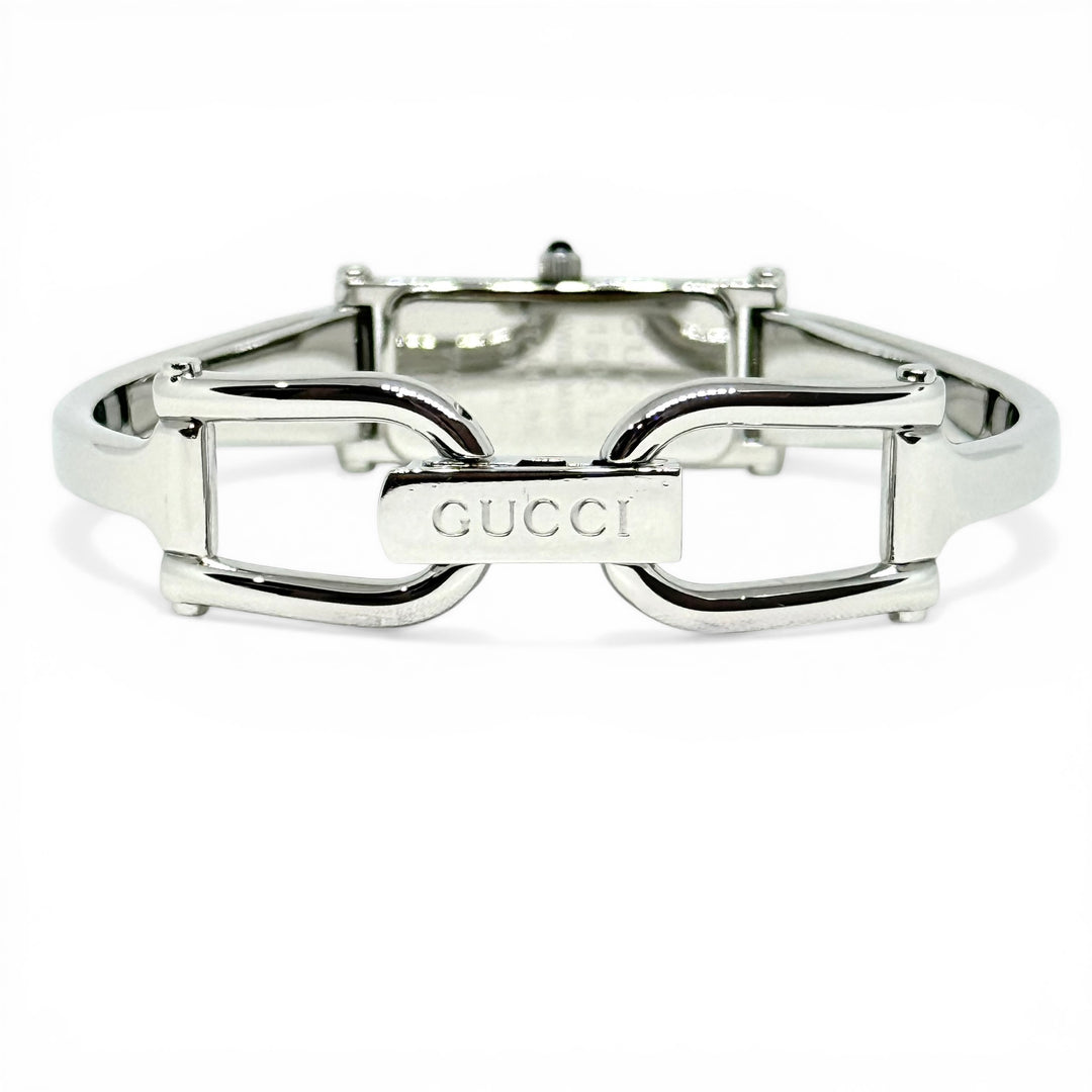 Gucci 1500L Ladies Stainless Steel Black Dial Quartz Watch