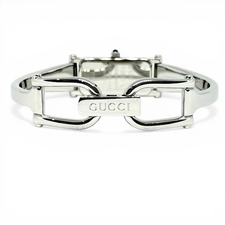 Gucci 1500L Ladies Stainless Steel Black Dial Quartz Watch