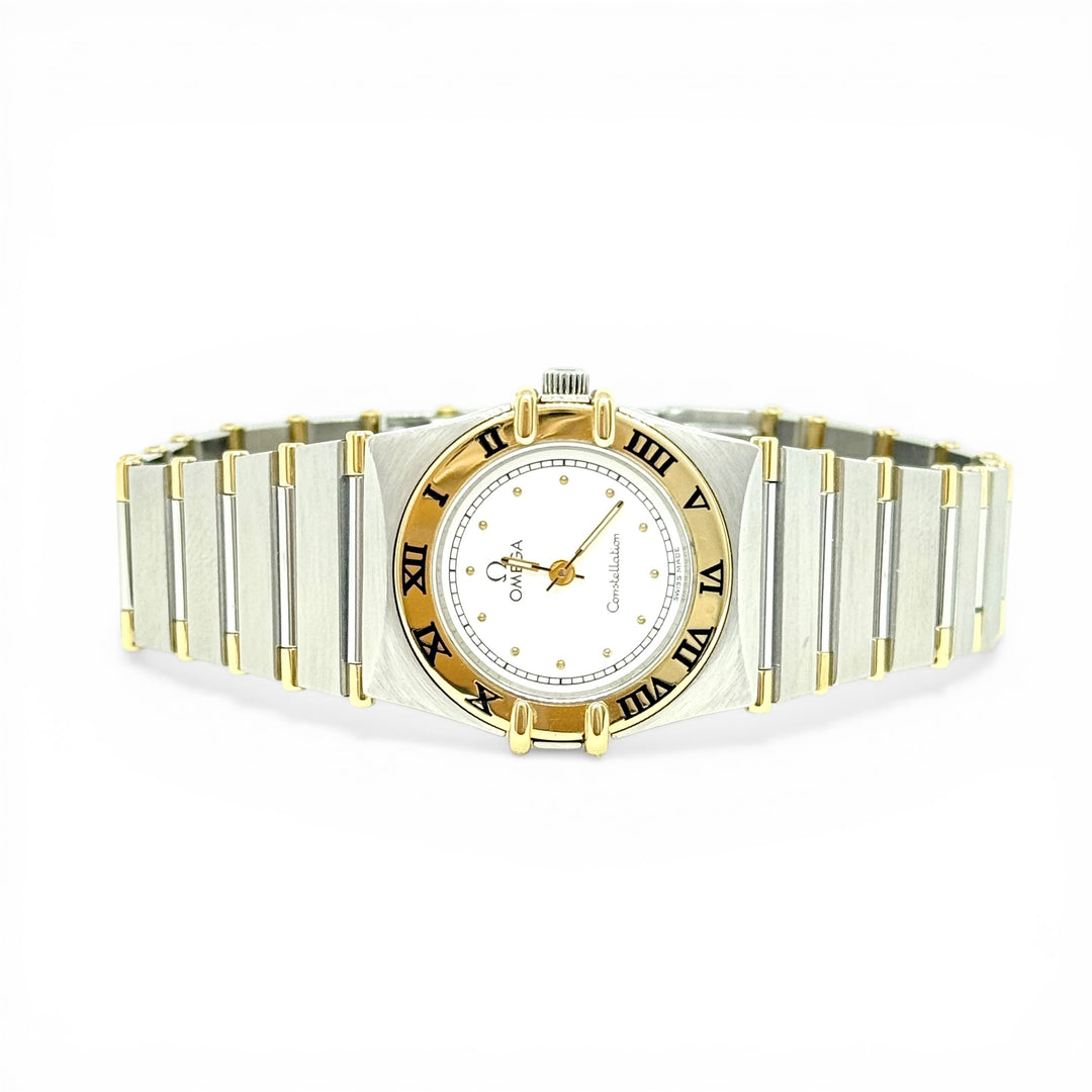 Omega Constellation Ladies 18K &amp; Stainless Steel 22mm Quartz Bracelet
