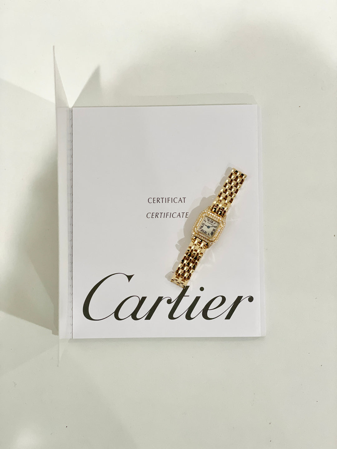 Cartier Panthere Watch Mini 18K Gold Diamonds Ref: 2360 17MM