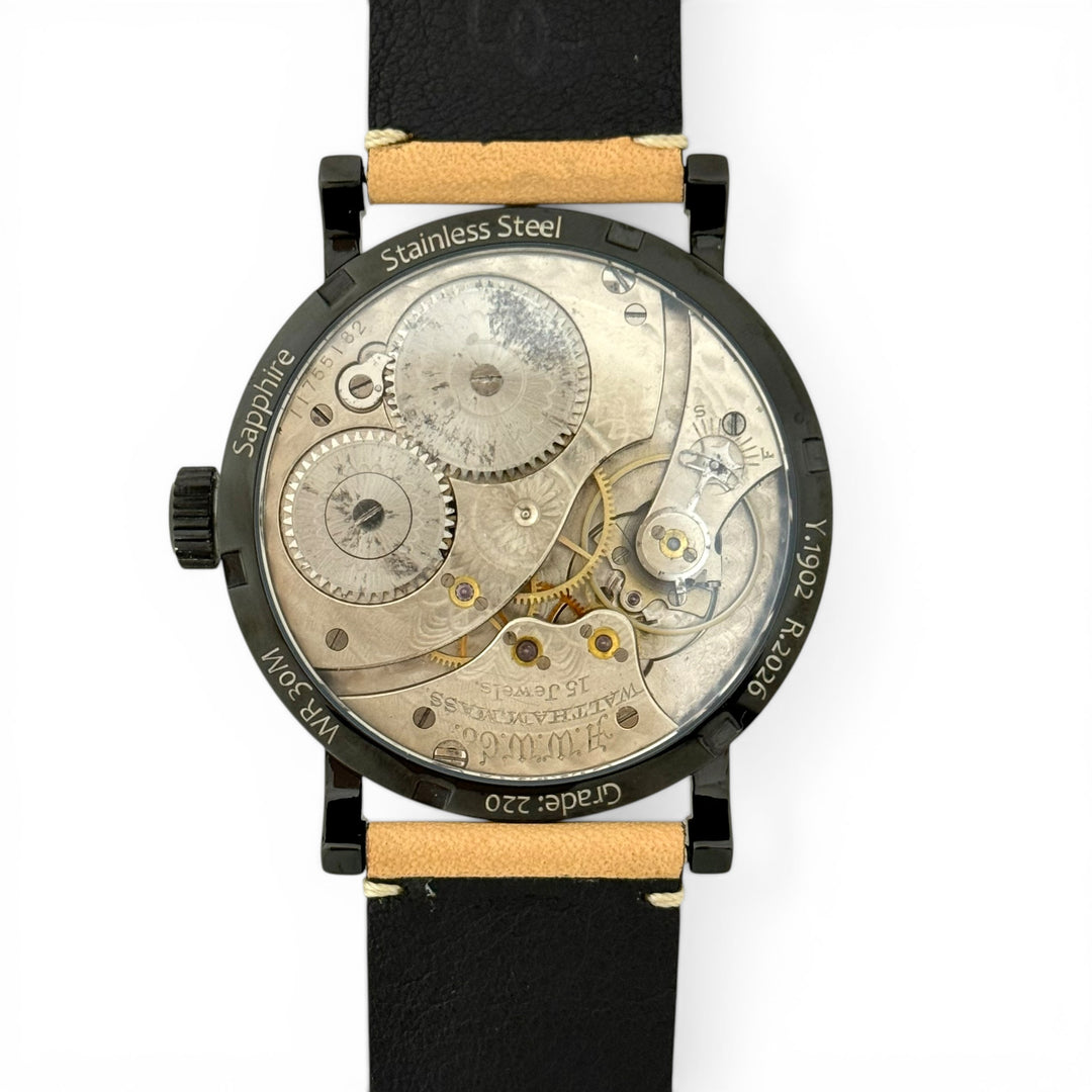 Waltham Grade 220 Conversion Pocket Watch Y:1902 PVD