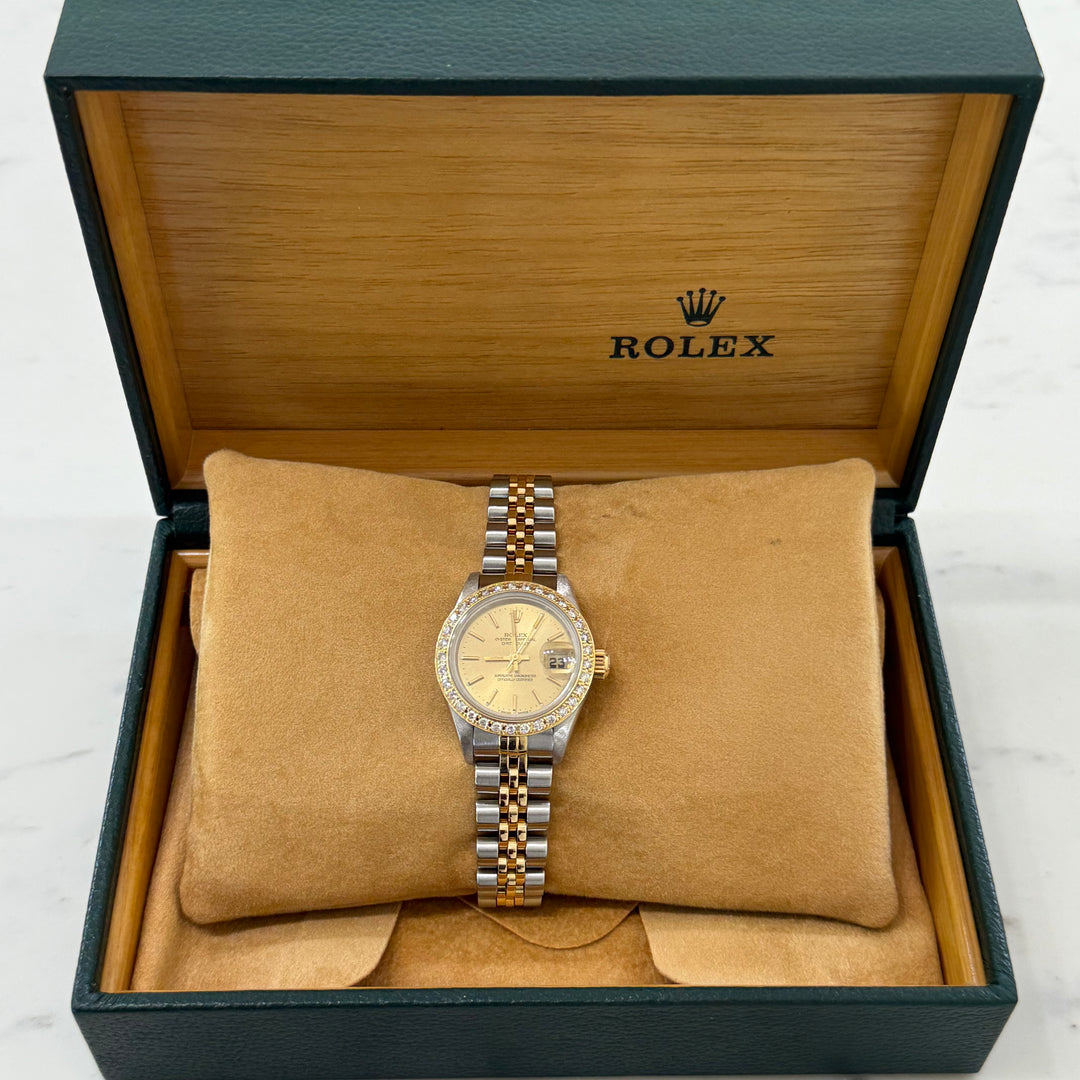 Rolex Datejust Diamond Bezel Ladies Two Tone Watch