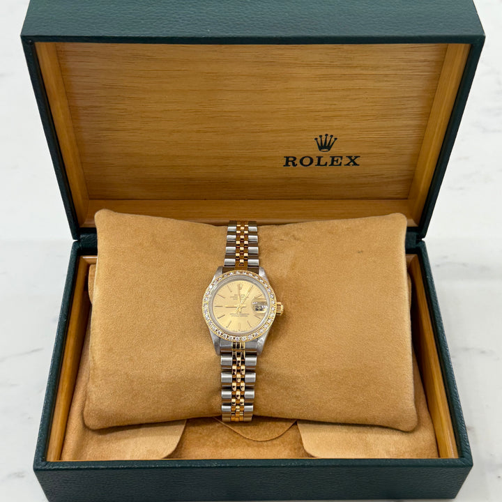 Rolex Datejust Diamond Bezel Ladies Two Tone Watch