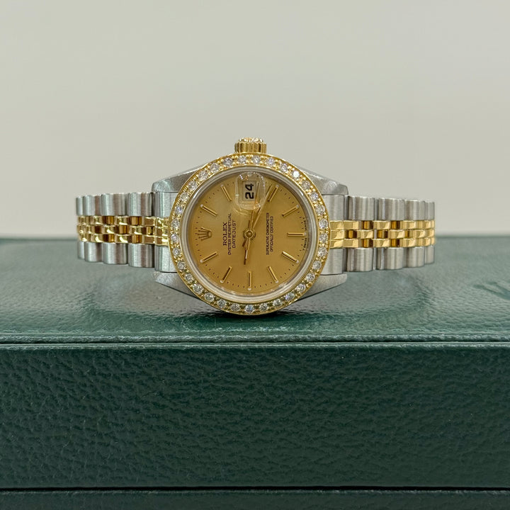 Rolex Datejust Diamond Bezel Ladies Two Tone Watch