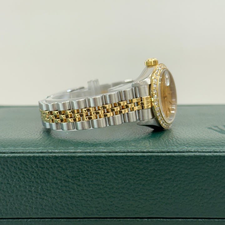 Rolex Datejust Diamond Bezel Ladies Two Tone Watch
