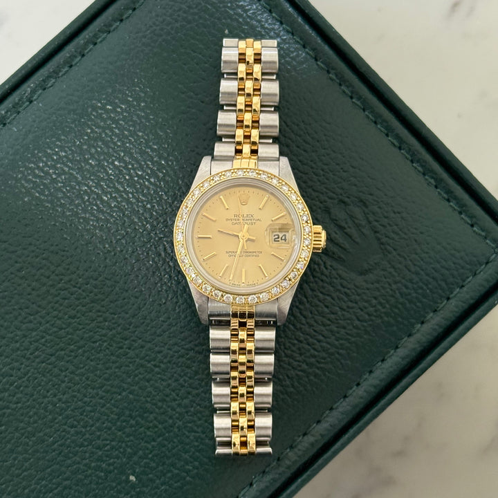 Rolex Datejust Diamond Bezel Ladies Two Tone Watch
