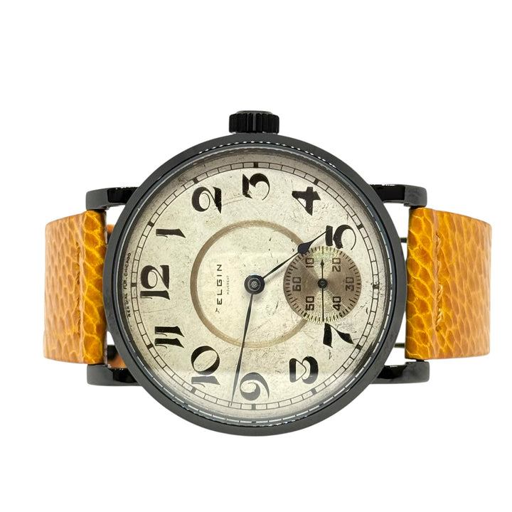 Elgin Grade 301 Conversion Pocket Watch Y:1918 PVD