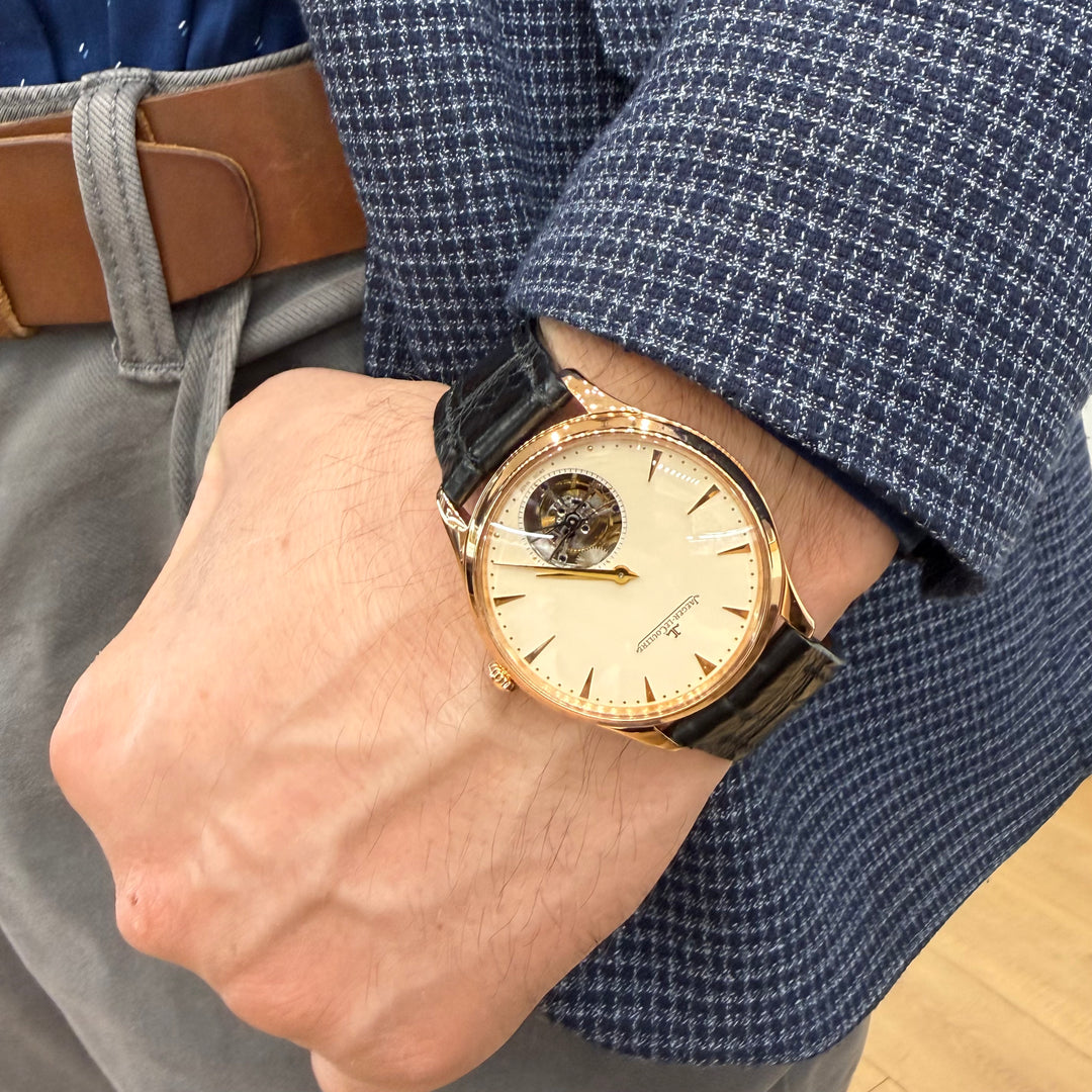 Jaeger LeCoultre Master Ultra Thin Tourbillon Ref JLQ1322410 18K Rose Gold
