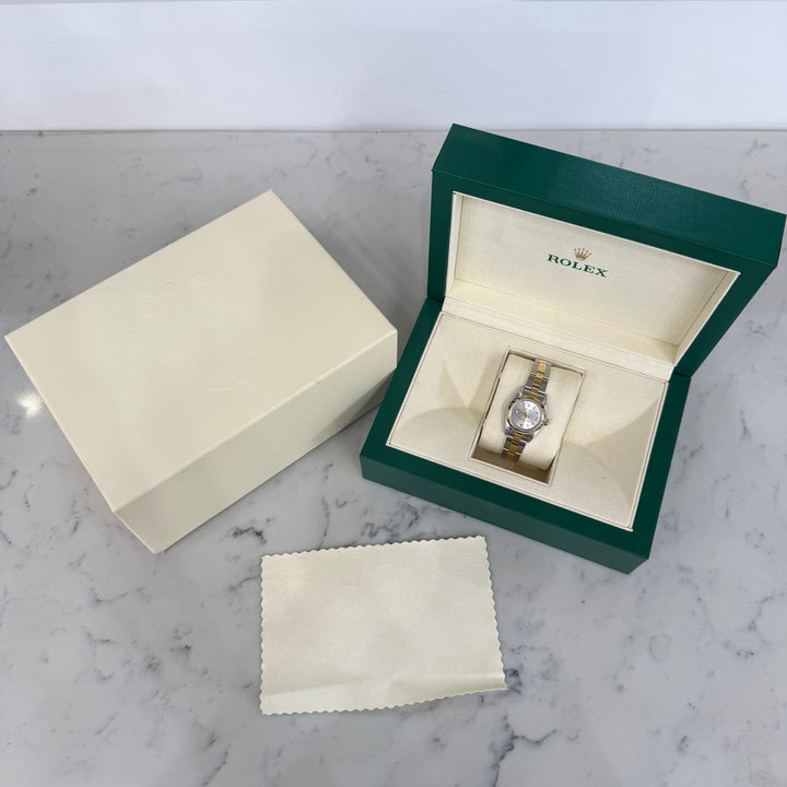 Rolex Oyster Perpetual Ladies Ref: 76183 Steel &amp; 18K Yellow Gold 25MM Y-2002
