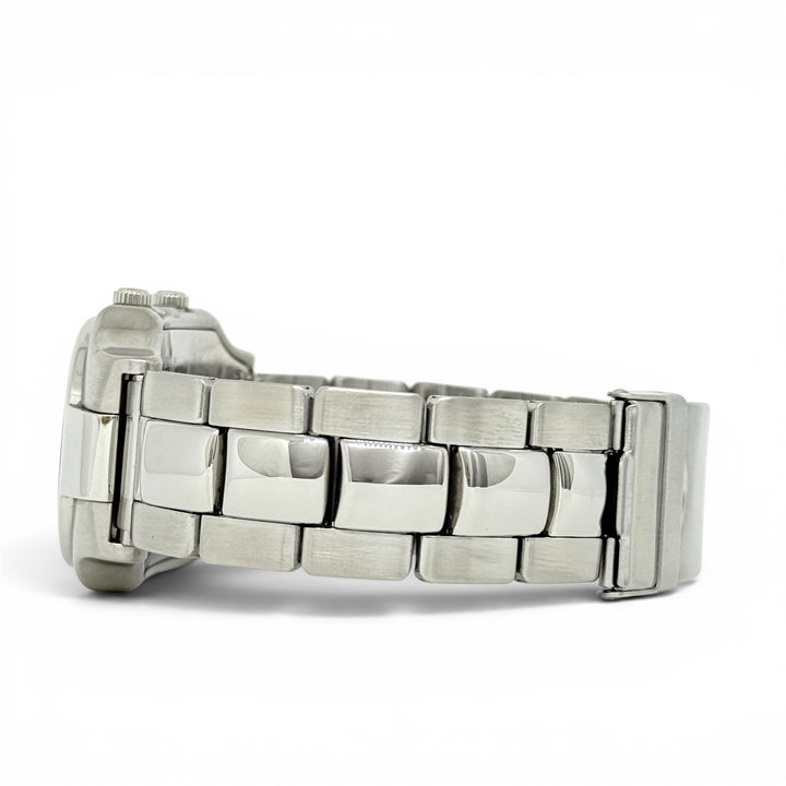Philip Stein Teslar Dual Time Quartz Stainless Steel Watch 33mm