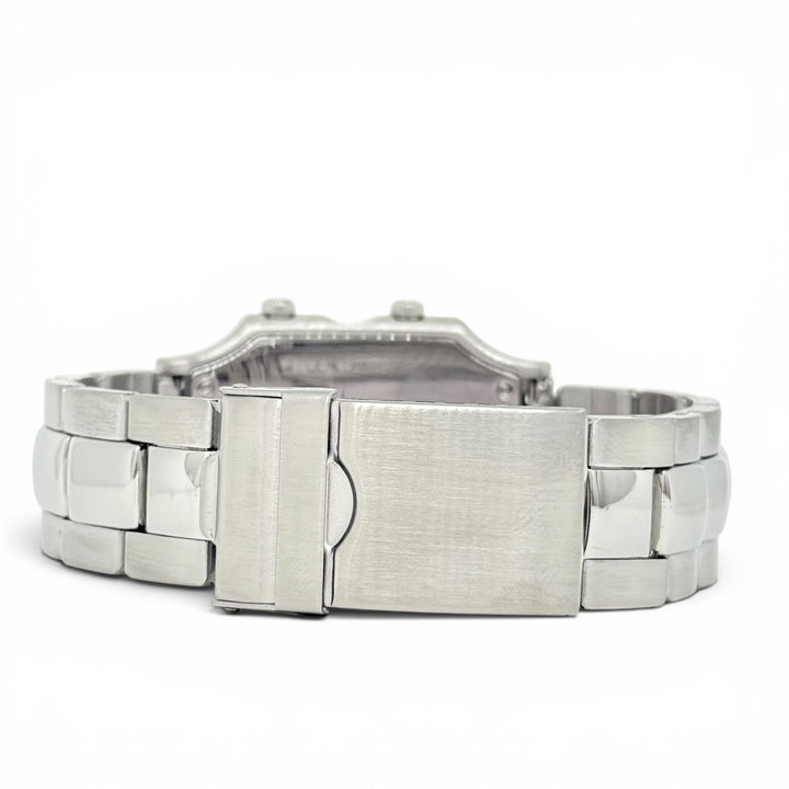 Philip Stein Teslar Dual Time Quartz Stainless Steel Watch 33mm