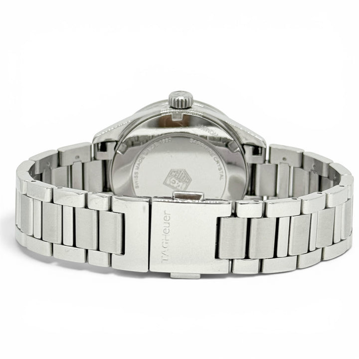 TAG Heuer Carrera Diamond Bezel Mother-of-Pearl Dial Quartz Watch 32mm WAR1315