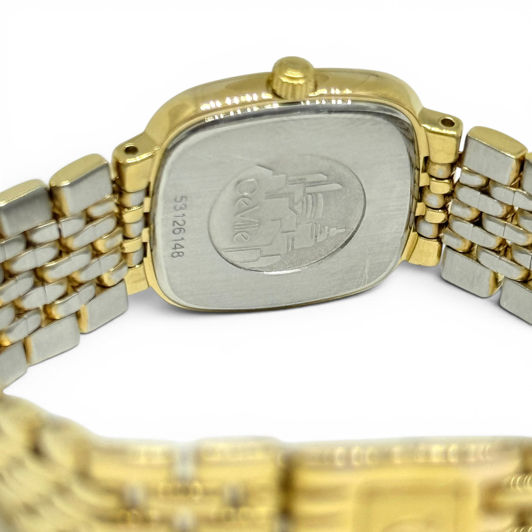 Omega Women’s Yellow-Tone Quartz Watch White Dial 21mm