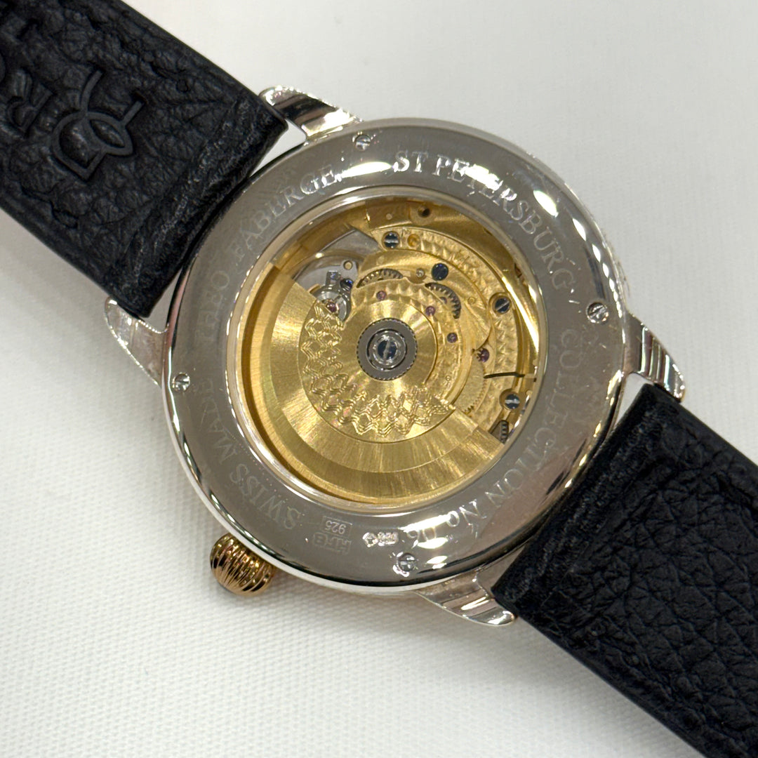 Theo Faberge Watch 18K Rose Gold Sterling Model 406 Limited Edition #6
