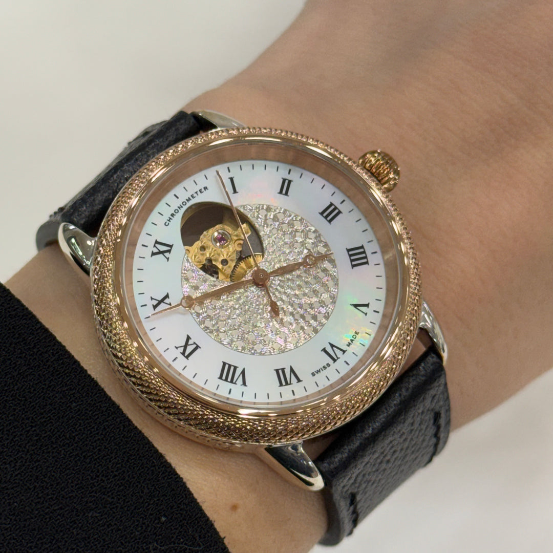 Theo Faberge Watch 18K Rose Gold Sterling Model 406 Limited Edition #6