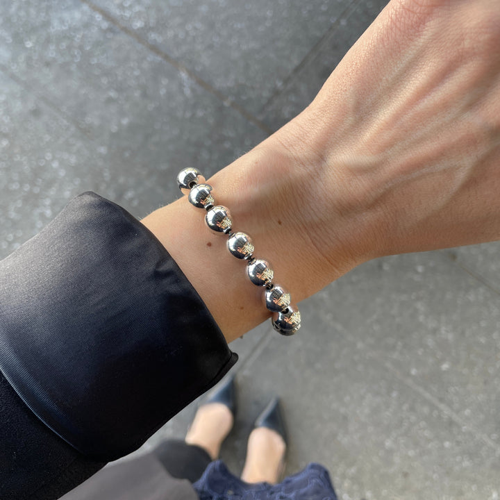 Tiffany&Co Beaded Bracelet Sterling Silver