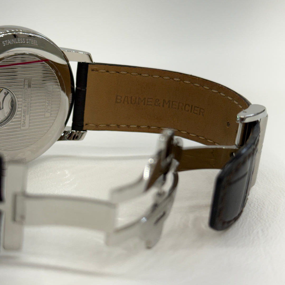 Baume & Mercier Watch Automatic 26-Jewel Skeleton Dial Ref 65558