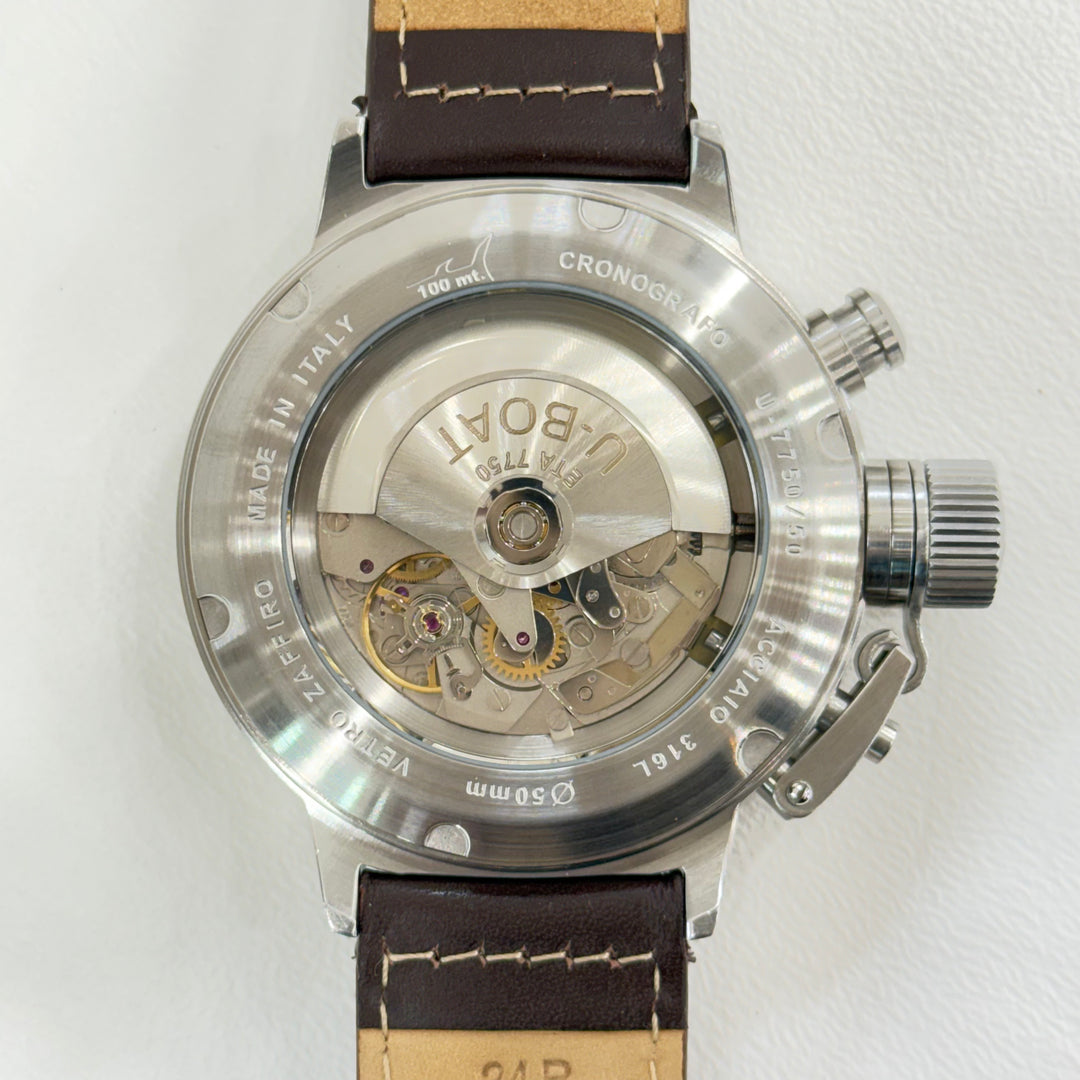 U-Boat Watch Italo Fontana Acciaio Chronograph 50mm Automatic Steel