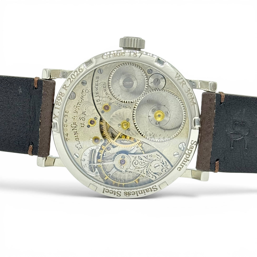 Elgin Grade 187 Pocket Watch Conversion 43mm Y-1898