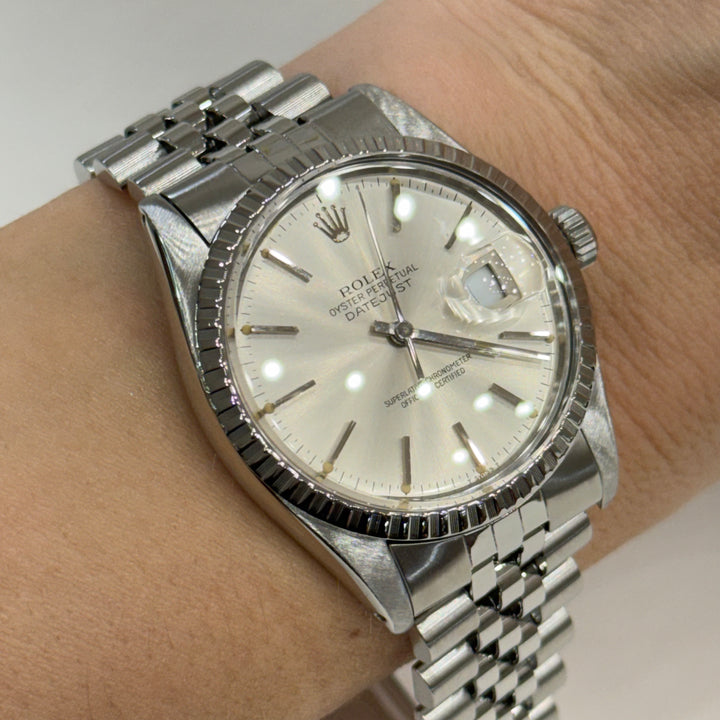 Rolex Datejust Watch 36MM 16030 Silver Dial