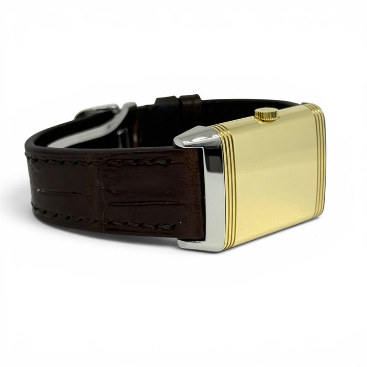 Jaeger-LeCoultre Reverso Grande Taille 18K Yellow Gold &amp; Steel Manual Wind Watch Ref. 270.5.62